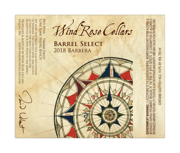 2018 Barbera Barrel Select